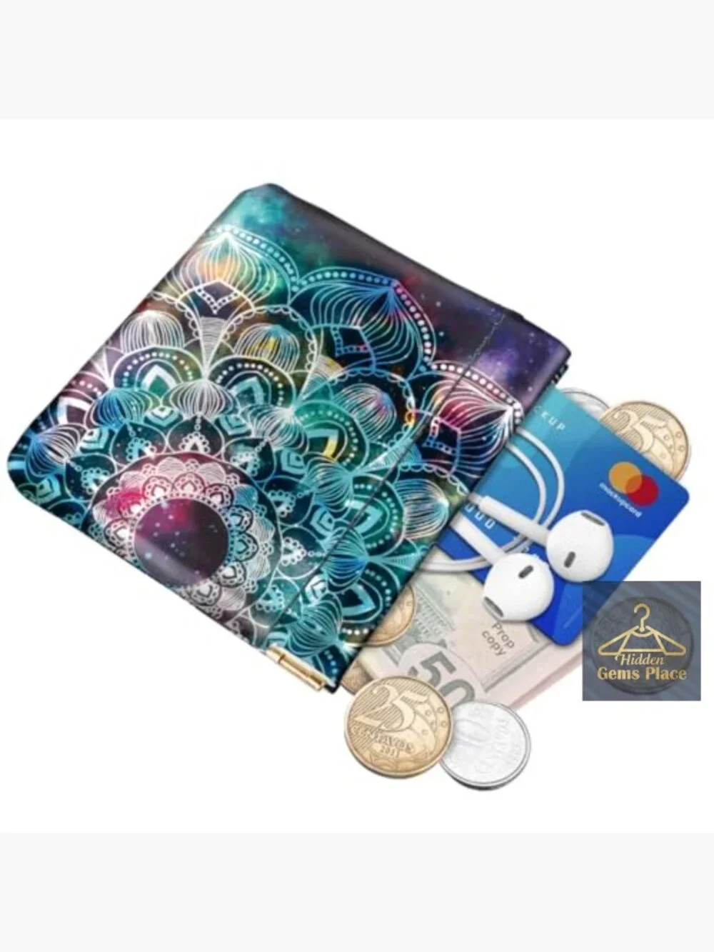 Squeeze Coin Purse Pouch - Small Makeup Bag Lipstick Organizer Multi-function